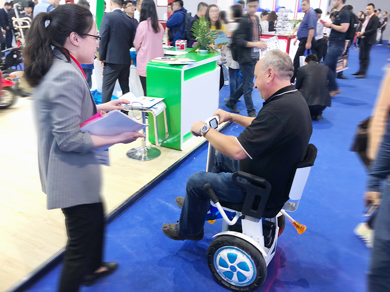 Airwheel A6T Manual Wheelchairs at 79th CMEF