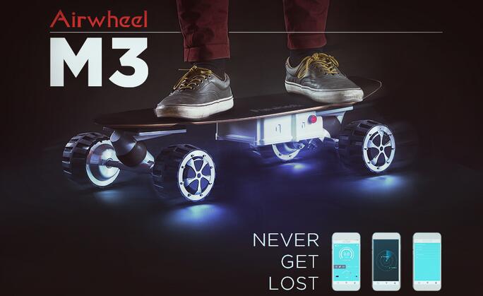 Airwheel electric skateboard M3 is worth all skating lovers' expectation and trial.